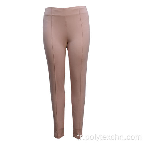 Pantalons pour dames Pantalons en tricot Ponte Basic Style